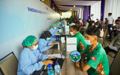 Vaksinasi Covid-19 Pelaku Wisata Tebing Breksi